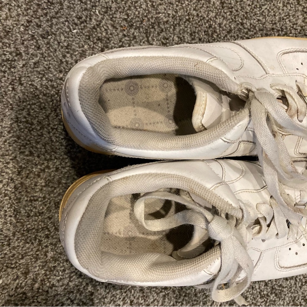 VTG Nike Air Force 1 Low GS White  - 314192-113 Kid Size 7Y; Women 8.5; 2006 - Picture 10 of 11